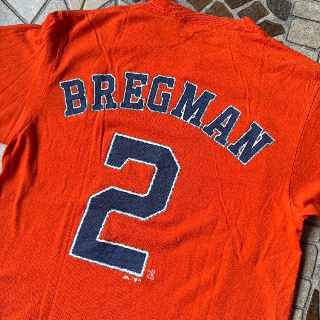 Majestic Astros #2 Bregman (Category: Tshirts & Polo Shirts ) located in Villasis. Submitted by thirdymanalo3 (Listing ID 1467947127, Image 3). Description: Majestic Astros #2 Bregman Medium (cut tag) width 19.5/length 27.5 excellent condition 380.