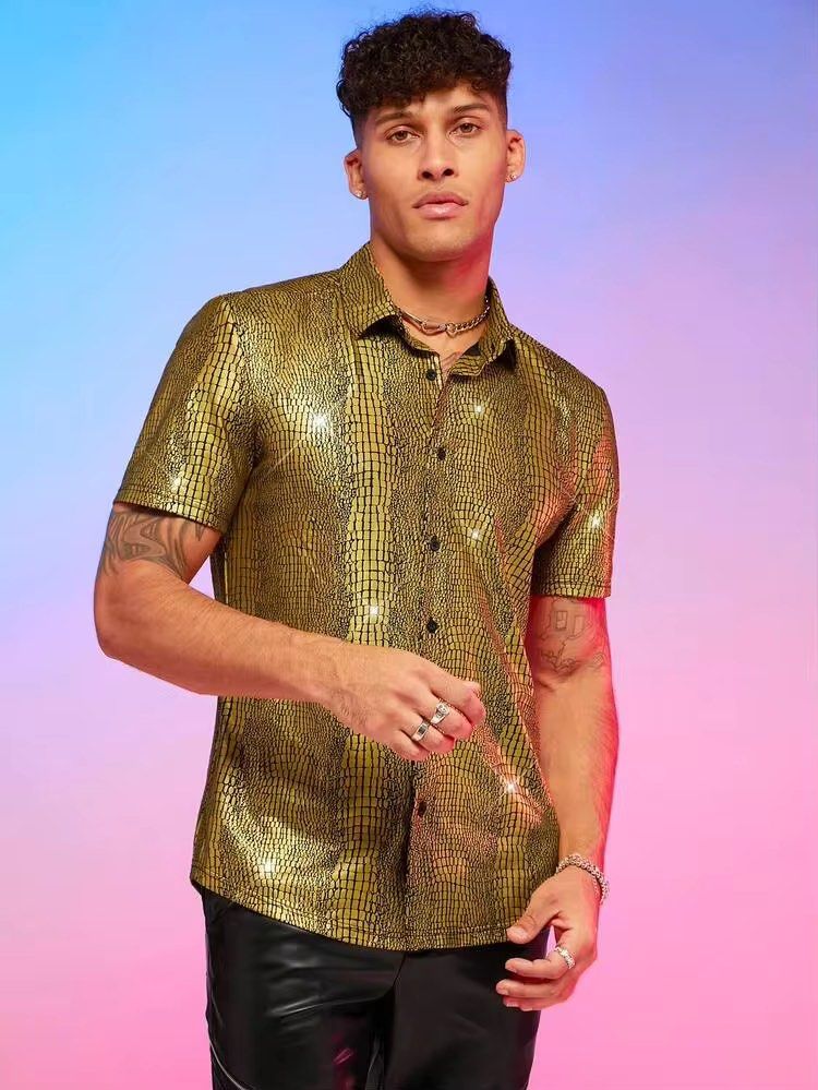 MANFINITY Gold Polo Shirt (Category: Tshirts & Polo Shirts ) located in Las Pinas. Submitted by sellerkjb (Listing ID 1467888923, Image 1). Description: BRAND NEW LARGE 23 x 27 inches LAS PINAS.