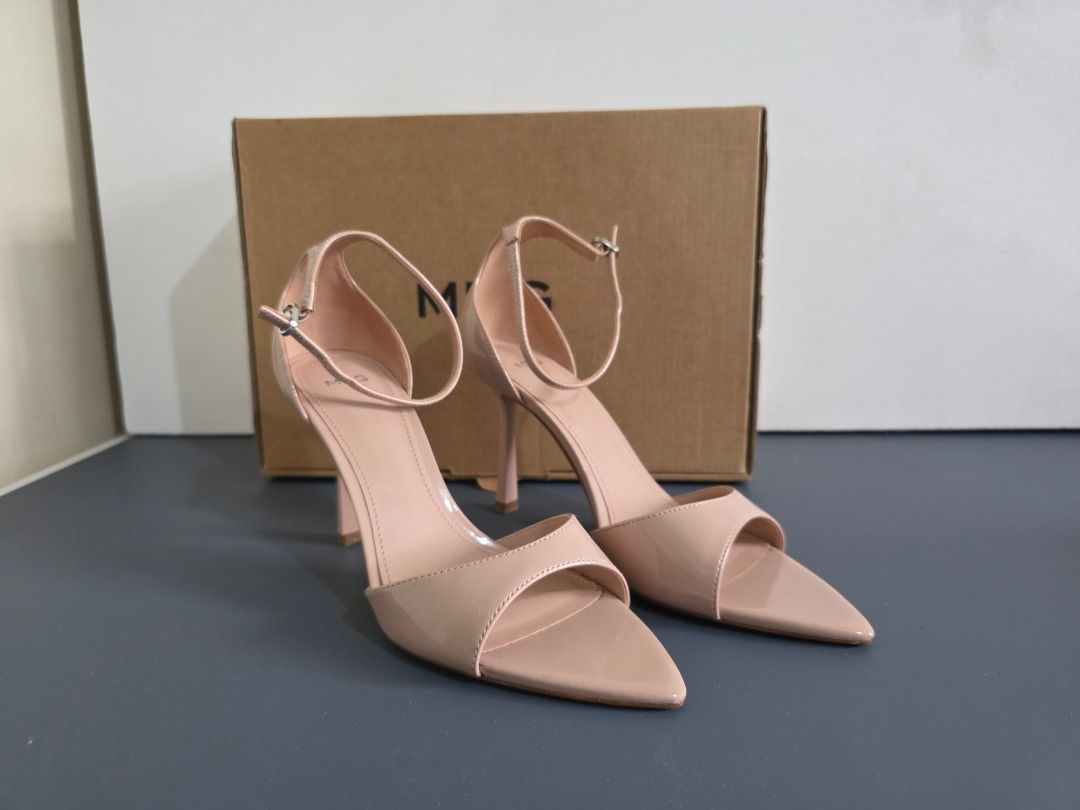 Mango Nude Heels - Size US6.5/EU37 (Category: Heels) located in Manila. Submitted by nikowyow (Listing ID 1467885048, Image 1). Description: Strictly no returns. Payment first if shipping. Buyer will arrange and pay for delivery. Used twice only SIZE 6.5 EUR 37.