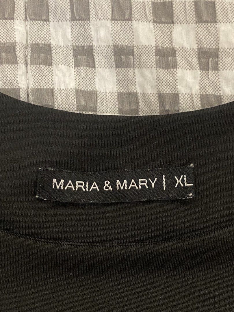 Maria & Mary Black Bodysuit XL (Category: Sleeveless) located in Bacolor. Submitted by dwnmxn (Listing ID 1467889982, Image 2). Description: Brand: Maria & Mary Size: XL Color: Black - Tank top scoop neck bodysuit with snap buttons at the bottom - Fabric is stretchy, soft, and comfortable.