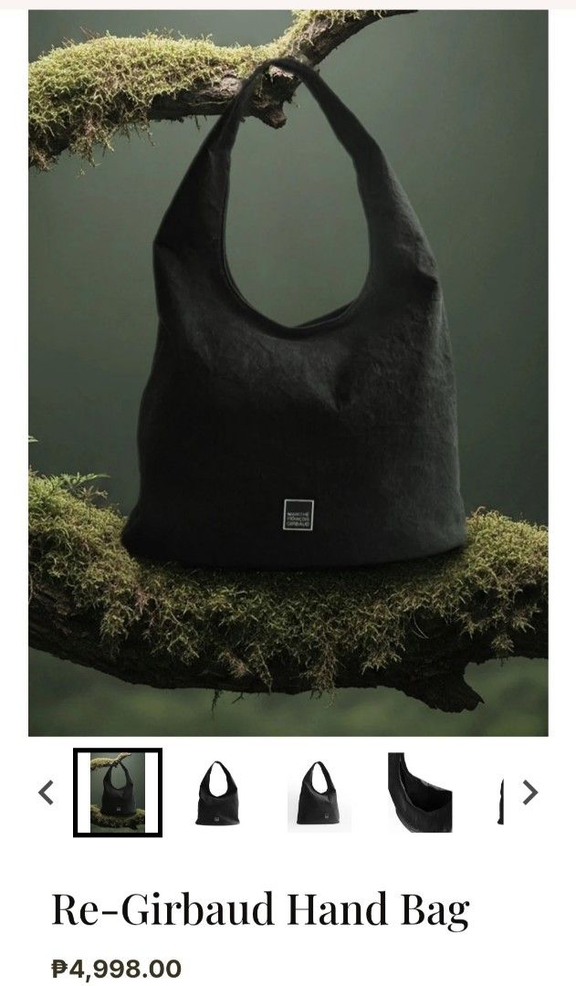 Marithe Francois Girbaud Re-Girbaud Hand Bag (Category: Luxury Bags & Wallets) located in Manila. Submitted by ajmteopeng43665 (Listing ID 1467871876, Image 1). Description: Marithe Francois Girbaud Paris Re-Girbaud Tote bag Black Item is new Fabric paper leather Zipper closed 3,500 SRP is 4990 Slightly negotiable DM Me Meetups Vito Cruz area, or LRT Stations If shipping, expense is shouldered by buyer via lalamove or JnT.