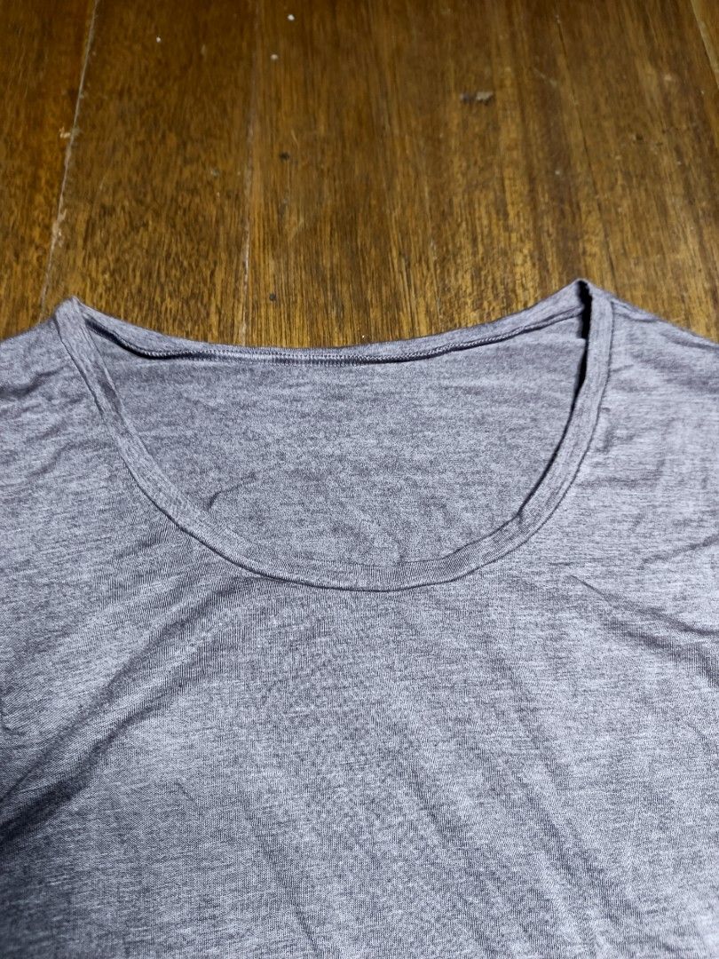 Marks & Spencer winter inner warm women's medium (Category: Longsleeves) located in Mandaluyong City. Submitted by heatgear (Listing ID 1467939879, Image 2). Description: - Brand: Marks & Spencer - Size: UK 14 - Color: Grey marl - Style: Long sleeve top with scoop neckline - Material: 66% acrylic, 29% viscose, 5% elastane (lightweight stretch) - Condition: Clean, excellent, and ready to wear - Features: Great basic layering piece for cooler weath