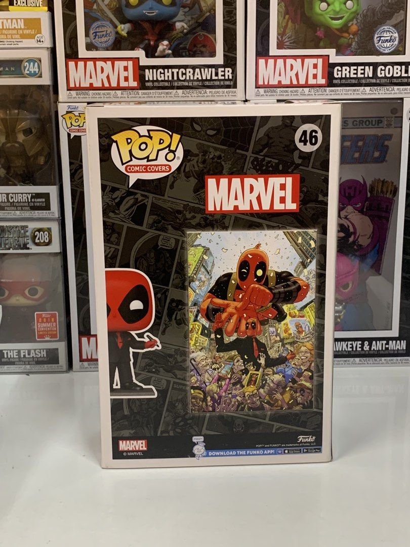 Marvel – Deadpool #46 Comic Cover Funko Pop (Category: Figurines & Statues) located in Binmaley. Submitted by thepopcabin (Listing ID 1468038862, Image 3). Description: 🔥 Marvel – Deadpool #46 Comic Cover Funko Pop 🪄 Box condition: 8/10–9.5/10 🪄 Minor factory imperfections may be present and are beyond seller’s control. 💳 MOP: GCash / RCBC / MariBank 📌 Payment first for item. 🚚 MOD: • LBC Cash on Pickup / Cash on Delivery • J&T — payment fi
