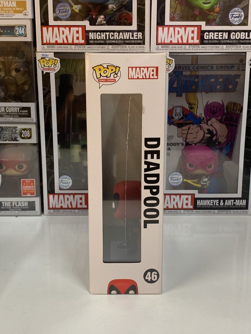 Marvel – Deadpool #46 Comic Cover Funko Pop (Category: Figurines & Statues) located in Binmaley. Submitted by thepopcabin (Listing ID 1468038862, Image 2). Description: 🔥 Marvel – Deadpool #46 Comic Cover Funko Pop 🪄 Box condition: 8/10–9.5/10 🪄 Minor factory imperfections may be present and are beyond seller’s control. 💳 MOP: GCash / RCBC / MariBank 📌 Payment first for item. 🚚 MOD: • LBC Cash on Pickup / Cash on Delivery • J&T — payment fi