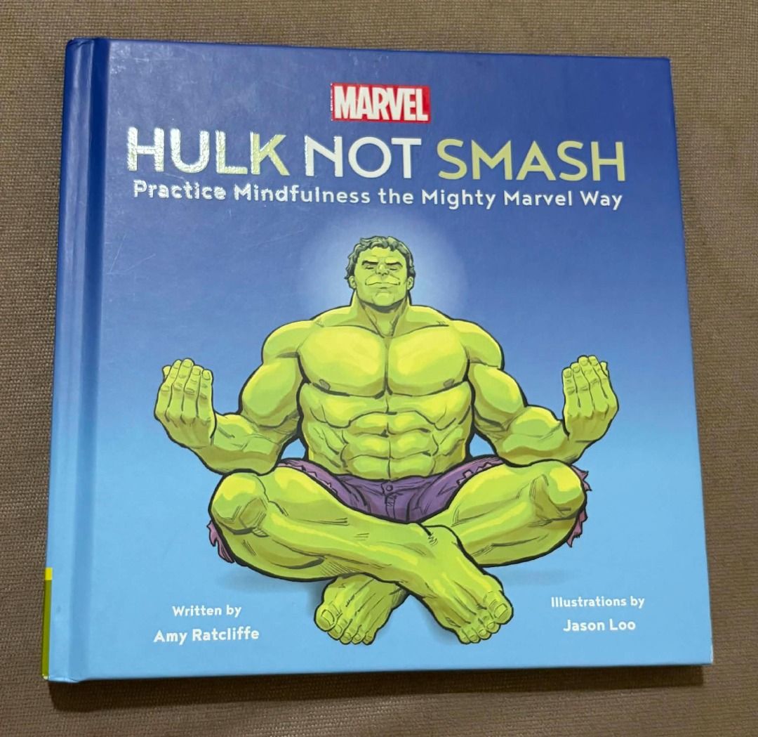 Marvel Hulk Not Smash Practice Mindfulness the Mighty Marvel Way Book (Category: Comics & Manga) located in Carmona. Submitted by gmc123 (Listing ID 1467865228, Image 2). Description: - Discover mindfulness through your favorite Marvel heroes like Hulk, Mr. Fantastic, Shuri, and Doctor Strange. - Learn practical mindfulness techniques and breathing exercises. - Engaging for both kids and adults who are Marvel fans. - Features colorful and fun ill
