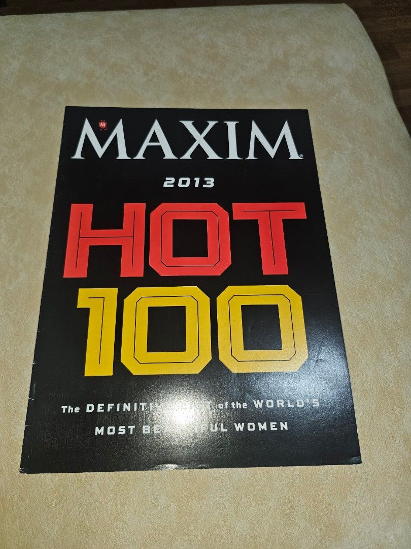 Maxim US 2013 Hot 100 (Category: Magazines) located in Las Pinas. Submitted by josephlatosa14 (Listing ID 1467992296, Image 1). Description: Good Condition please manage expectations as these are old issues. can send photos SF via GGX but lalamove is preferred. buyer books and pays PM me for inquiries.