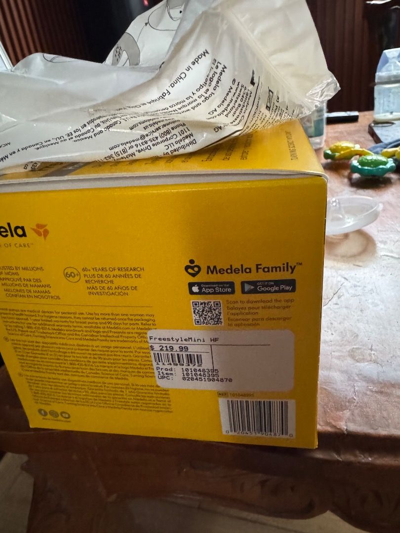 Medela handsfree double electric breastpump (Category: Breastfeeding & Bottle Feeding) located in Caloocan City. Submitted by gwen1988 (Listing ID 1467957191, Image 2). Description: Medela handsfree double electric breast pump Free Medela accessories Manual pump Nipple shield Lanolin cream Storage bag Original Price $219.99 RSF: Had to stop breastfeeding at 3 weeks. Pump barely used as I have an extra pair. .