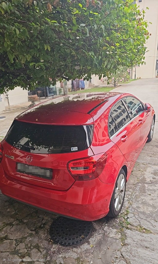 Mercedes-Benz A-Class Hatchback A180 Style (W176) Auto (Category: Used Cars) located in Singapore. Submitted by yuricon (Listing ID 1467977064, Image 2). Description: Can sell with brand new number plate Low mileage of 104,000km Original parts and body, no paint work done New engine mounting done in June 2026.