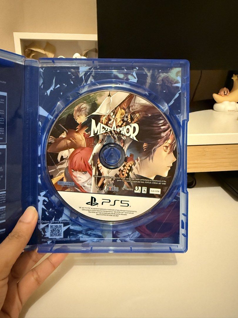 Metaphor Refantazio (Category: PlayStation) located in Taguig. Submitted by prelovedby.em (Listing ID 1468018770, Image 2). Description: Good condition RFS: already played .