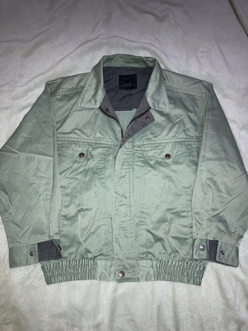 MICA SAGE GREEN JACKET (Category: Coats, Jackets and Outerwear) located in San Pablo. Submitted by wbcollectionph (Listing ID 1468028203, Image 1). Description: MICA JACKET | BOMBER JACKET | OUTERWEAR Size: L W L Very good condition 10/10 Price: 299 Note: * Make reading a habit. * Please manage your expectations since the items are preloved/ thrifted * All items are washed before selling. * Lighting may vary. * Payments are made thru GCash And Pa
