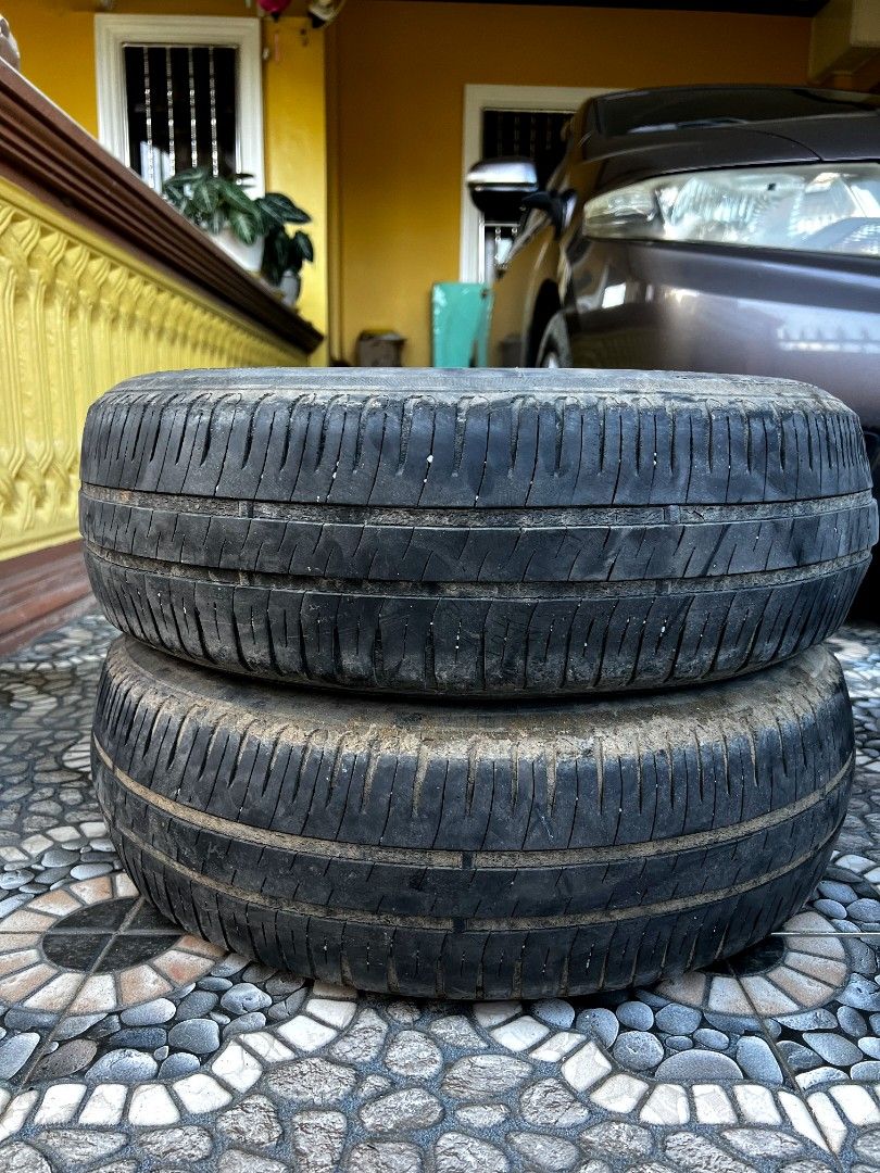 Michelin Primacy 4 ST (Category: Mags and Tires) located in Rosario. Submitted by caryllpascua (Listing ID 1467850568, Image 3). Description: Michelin Primacy 4 ST 175/65 R15 | 2021 DOT | 2 PCS Selling 2 pcs of Michelin Primacy 4 ST tires with 2 freebie of tires! 📌 Tire Details: * Brand: Michelin * Model: Primacy 4 ST * Size: 175/65 R15 * Manufacturing Year: 2021 * Estimated Remaining Tread: 80% * Quantity: 2 pcs with 2 freebie tires 💰 Price: ₱