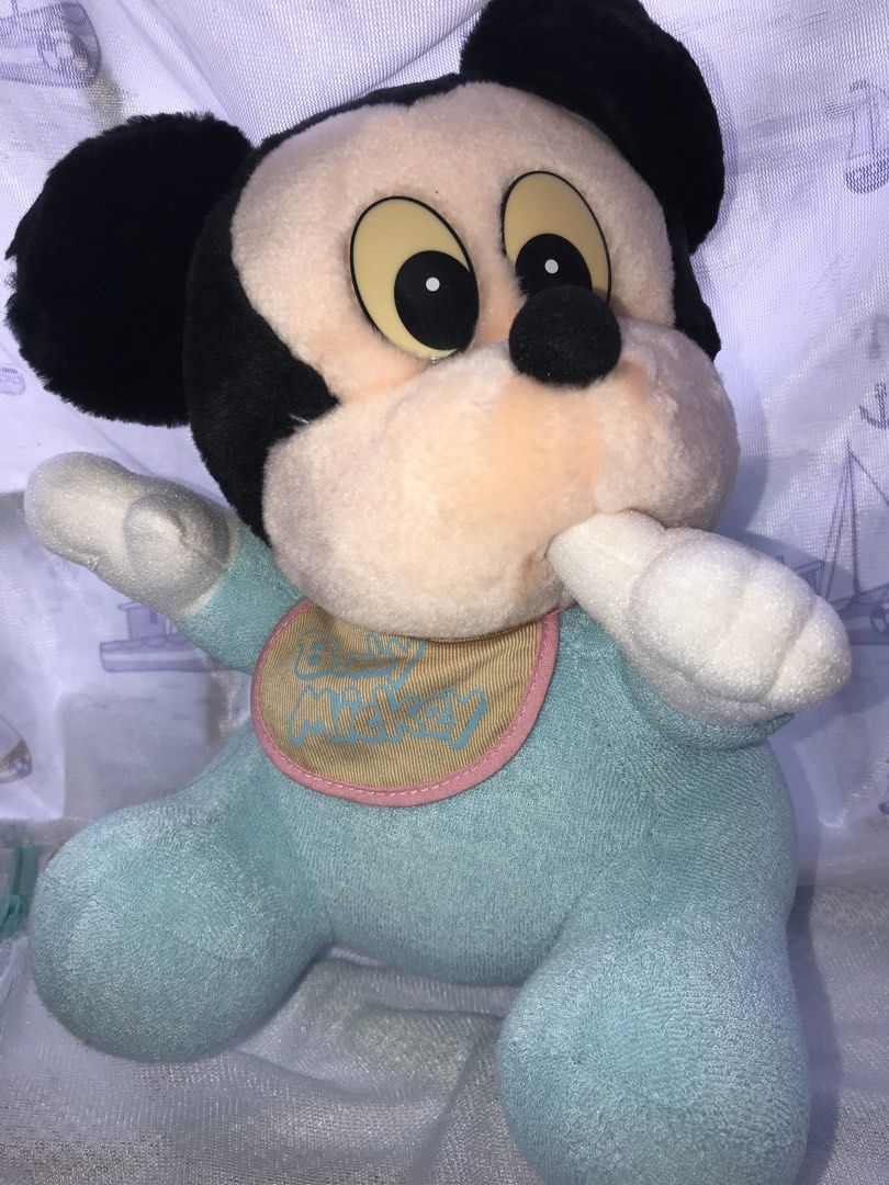 Mickey Mouse: Vintage 1984 playskool "Disney Babies" (Category: Plushies & Soft Toys) located in Manila. Submitted by freecat.21c0ee (Listing ID 1467933901, Image 1). Description: Vintage 1984 Playskool "Disney Babies" Baby Mickey Mouse plush' .