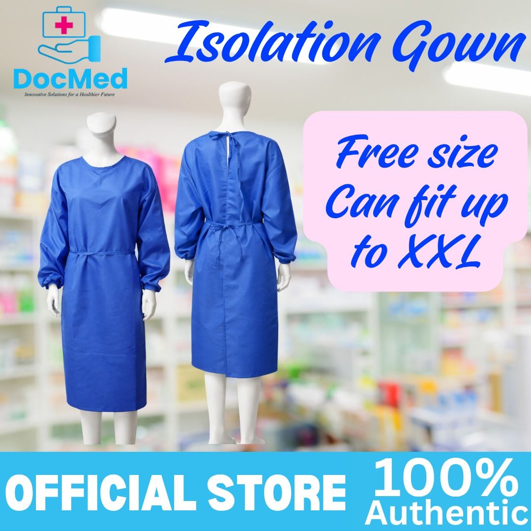 MICROFIBER FABRIC ISOLATION GOWN FIT TO ALL SIZE (Category: Medical Supplies & Tools) located in Quezon City. Submitted by marketing_zyra (Listing ID 1467918014, Image 1). Description: .