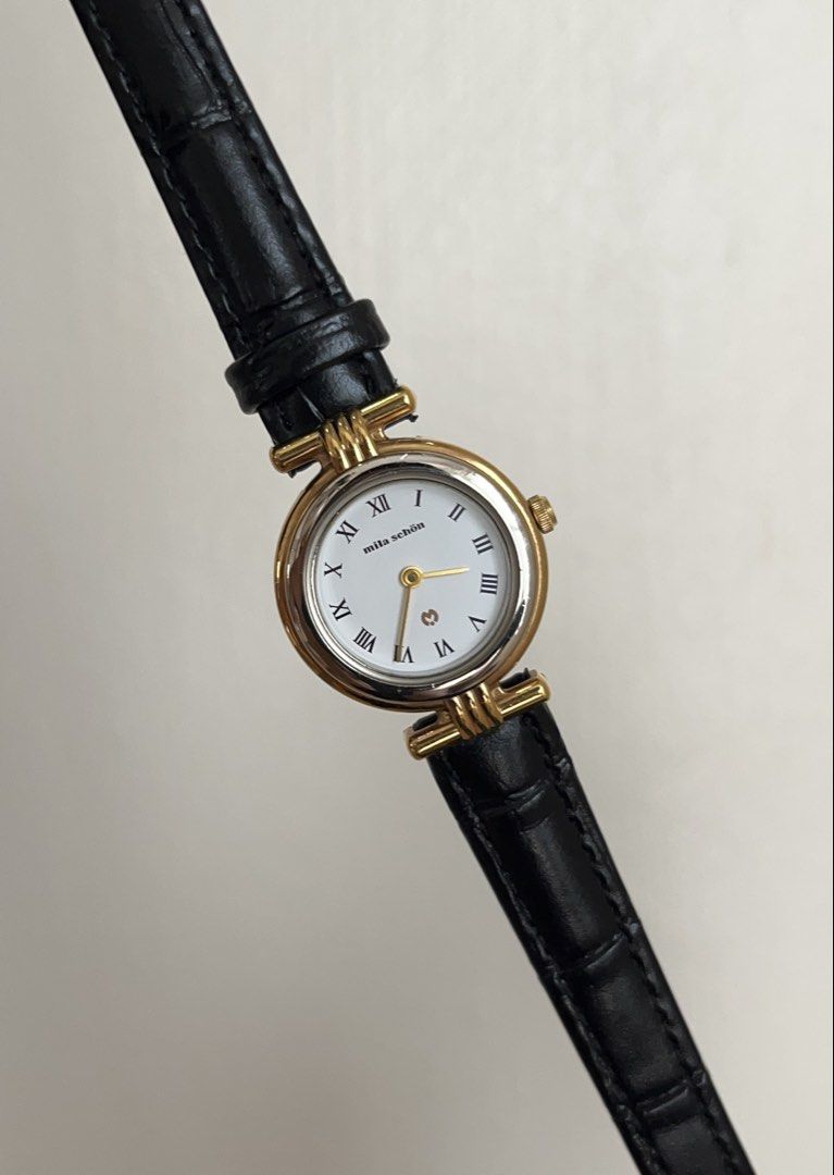 Mila Schon Roman (Category: Women's Watches) located in Cabuyao City. Submitted by horologyfinds (Listing ID 1468026450, Image 3). Description: Mila Schon Roman •Quartz •Japan •Good working •Authentic For only 1,250 php 🤝 FREE SHIPPING ✅LBC COP/COD ✅J&T ✅LALAMOVE ✅MEET UP ✈️CAN SHIP INTERNATIONAL VIA DHL EXPRESS "Imperfections are part of buying pre-owned/vintage watches. Kindly manage expectations" "Upgrade your wrist at it's finest✨".