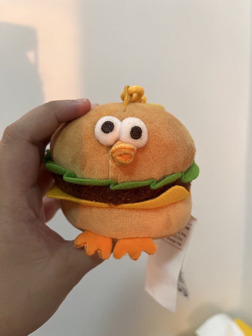 MINISO Burger Duck Plush Keychain (Category: Plushies & Soft Toys) located in Baguio. Submitted by jessam.gamboa (Listing ID 1467929286, Image 1). Description: - Authentic MINISO merchandise - Never used outside. Nakastock lang sa drawer. .