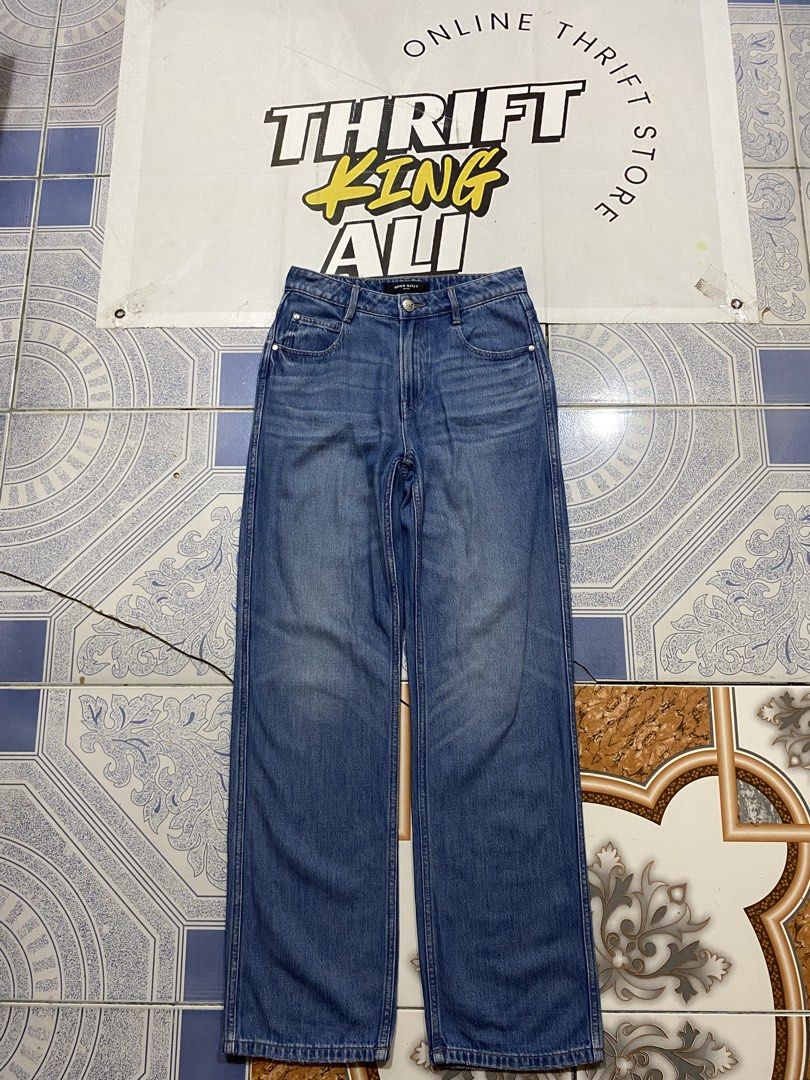 Miss Sixty Slim Straight Pants (Category: Jeans) located in Rosario. Submitted by thrift_king_ali (Listing ID 1467851293, Image 1). Description: Miss Sixty Dimes: W-28 L-41 Leg opening: 8.5 inches thigh: 11.5 inches no issue excellent condition 600+sf.