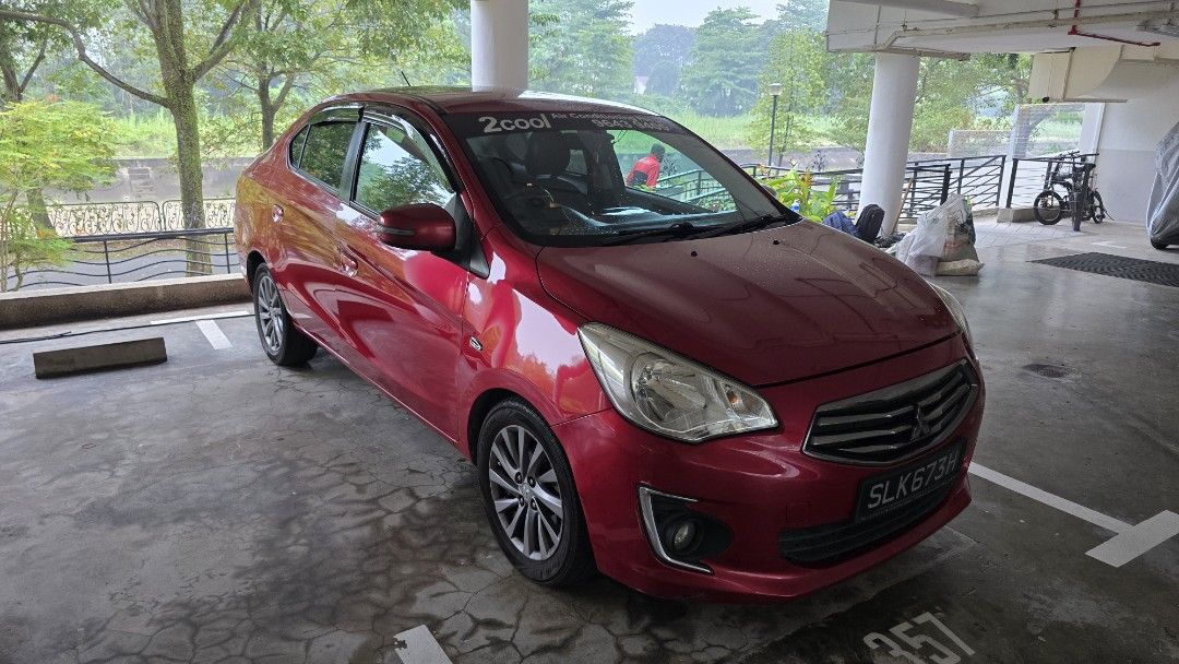 Mitsubishi Attrage 1.2 CVT (A) (Category: Used Cars) located in Singapore. Submitted by cosmicearth_a5891f (Listing ID 1467866920, Image 1). Description: selling Cheap. only $500 after paper and body scrape value. bought a new car thus selling. can only register under company name. current parf $3,623.