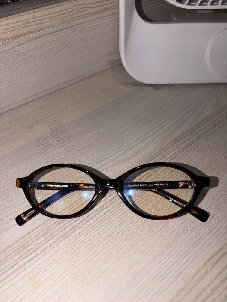 Miu Miu Tortoiseshell Oval Eyeglasses (Category: Sunglasses & Eyewear) located in Las Pinas. Submitted by sc.moo04 (Listing ID 1467162320, Image 2). Description: - no case.
