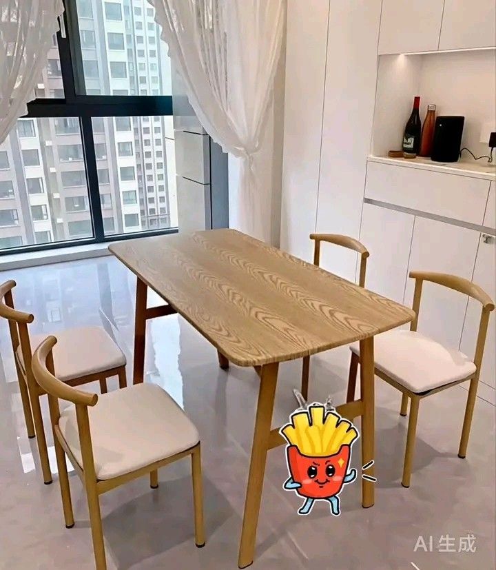 Modern dining set for sale table & 4 chairs (Category: Everything Else Others) located in Manila. Submitted by mightycloud_1992 (Listing ID 1467841309, Image 2). Description: 🍽️✨ MODERN DINING SET FOR SALE! ✨🍽️ Give your dining area a fresh and elegant look! 🤎 🪑 TABLE + 4 CHAIRS 🔥 ONLY ₱3,999 ✅ Stylish & modern design ✅ Comfortable chairs ✅ Perfect for home, condo & apartment ✅ Space-saving ✅ Great for everyday dining & family meals 📩 PM NO