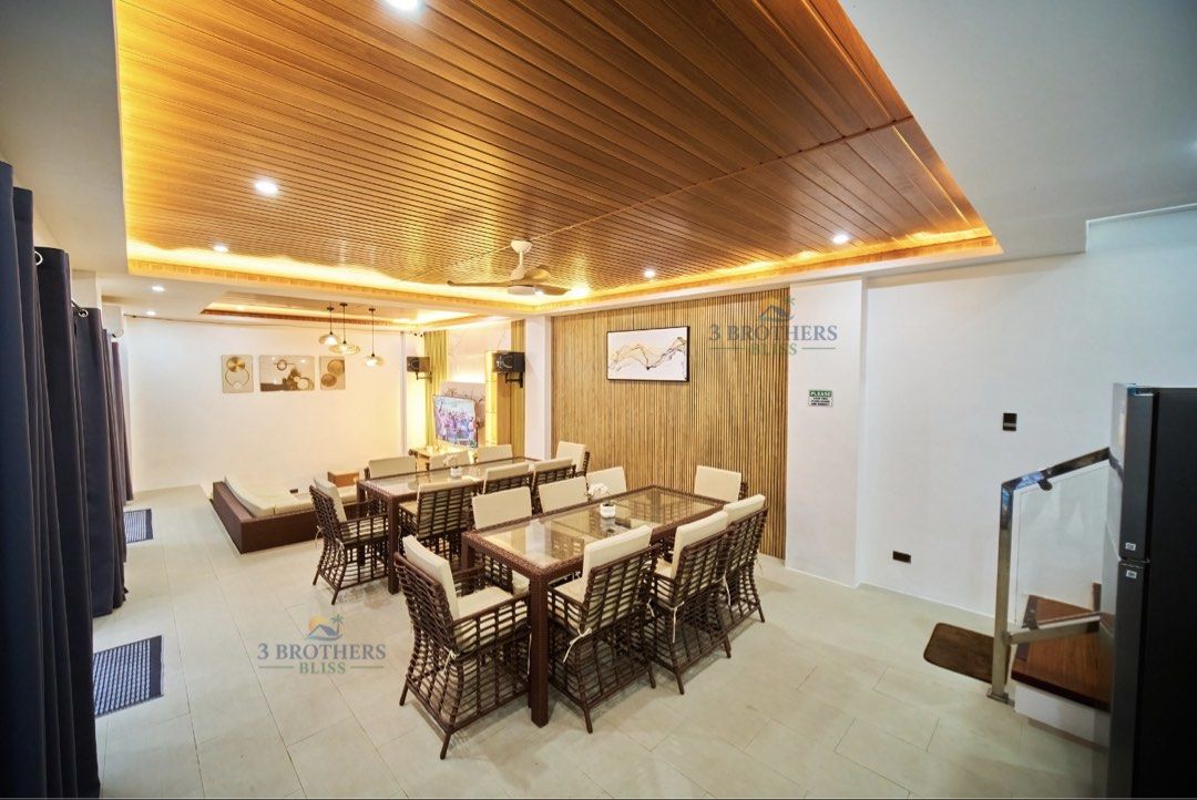 Modern Private Hotspring Resort (Category: Vacation Rentals) located in Manila. Submitted by bjace1986 (Listing ID 1468058990, Image 3). Description: - Comfortable accent chair with a cozy padded seat - Stylish woven rope backrest for a modern touch - Sturdy metal frame finished in a soft, versatile beige - Neutral tones easily match any living room or reading corner decor - Clean, practical, and space-saving design.