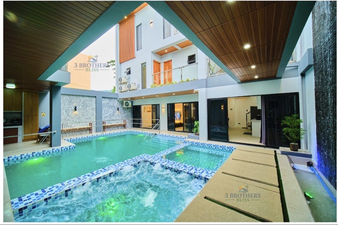Modern Private Hotspring Resort (Category: Vacation Rentals) located in Manila. Submitted by bjace1986 (Listing ID 1468058990, Image 1). Description: - Comfortable accent chair with a cozy padded seat - Stylish woven rope backrest for a modern touch - Sturdy metal frame finished in a soft, versatile beige - Neutral tones easily match any living room or reading corner decor - Clean, practical, and space-saving design.