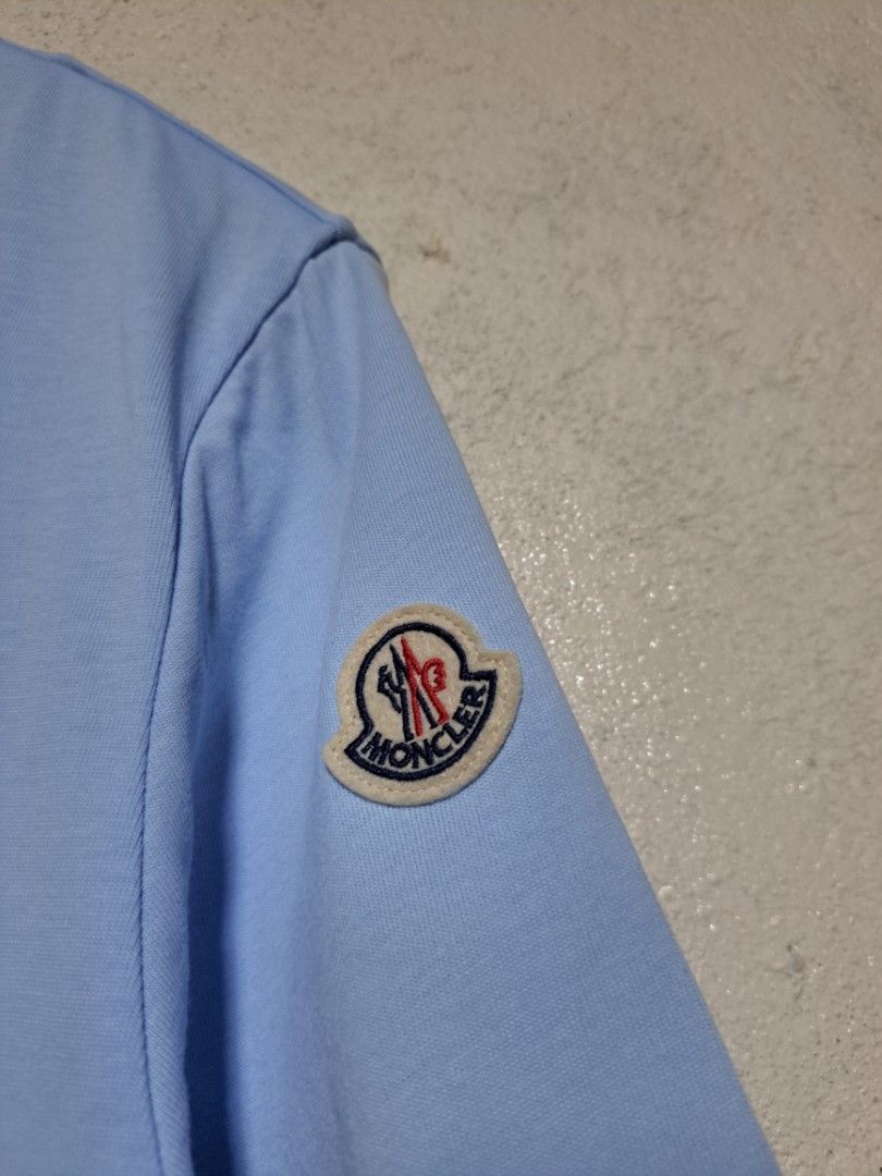 Moncler Script Embroidered Shirt (Category: Tshirts & Polo Shirts ) located in Dumaguete. Submitted by jayarbajad49160 (Listing ID 1467970065, Image 3). Description: Moncler Scripg Embroidered Shirt - 1,500 add sf Excellent Condition Color rate:9.8/10 Size XS Width:21 Length:27 Loc dumaguete city visayas.
