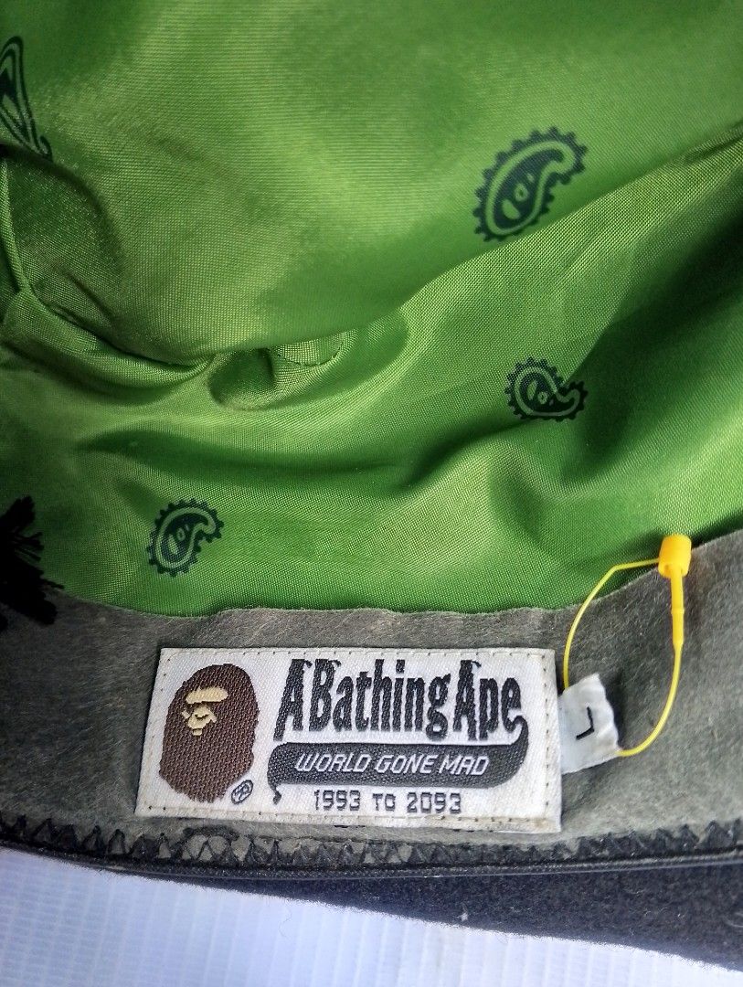 Mr. Bathing Ape Coffee Ape Head Wool Fedora Hat (Category: Caps & Hats) located in Kitaotao. Submitted by getnsell (Listing ID 1467855450, Image 3). Description: MR. BATHING APE WOOL FELT FEDORA / TRILBY HAT 🔥 Up for sale is an incredibly rare piece from BAPE’s high-end, tailored gentleman's sub-label, "Mr. Bathing Ape". Merging classic menswear silhouettes with iconic Tokyo streetwear branding. [ITEM SPECIFICATIONS] • Brand: Mr. Bathing Ape (A 