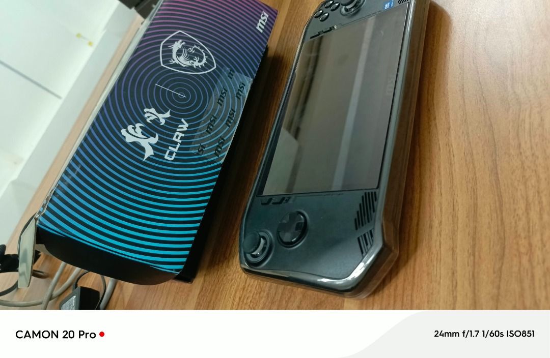 MSI Claw A1m Handheld Gaming PC (Category: Others) located in Caloocan City. Submitted by livefox.15b6e1 (Listing ID 1467858017, Image 1). Description: Msi claw a1m 512gb 16gb ram Ultra 5 Good for tripple 3 games Games Installed Jump Force Hogwarts Legacy Spiderman Remastered Tekken 7 Valorant Unit charger box and case for unit Intel® Core™ Ultra 5 processor 135H Windows 11 Home Ergonomic design for an optimal gaming experience. 7" FHD (1920 x 10