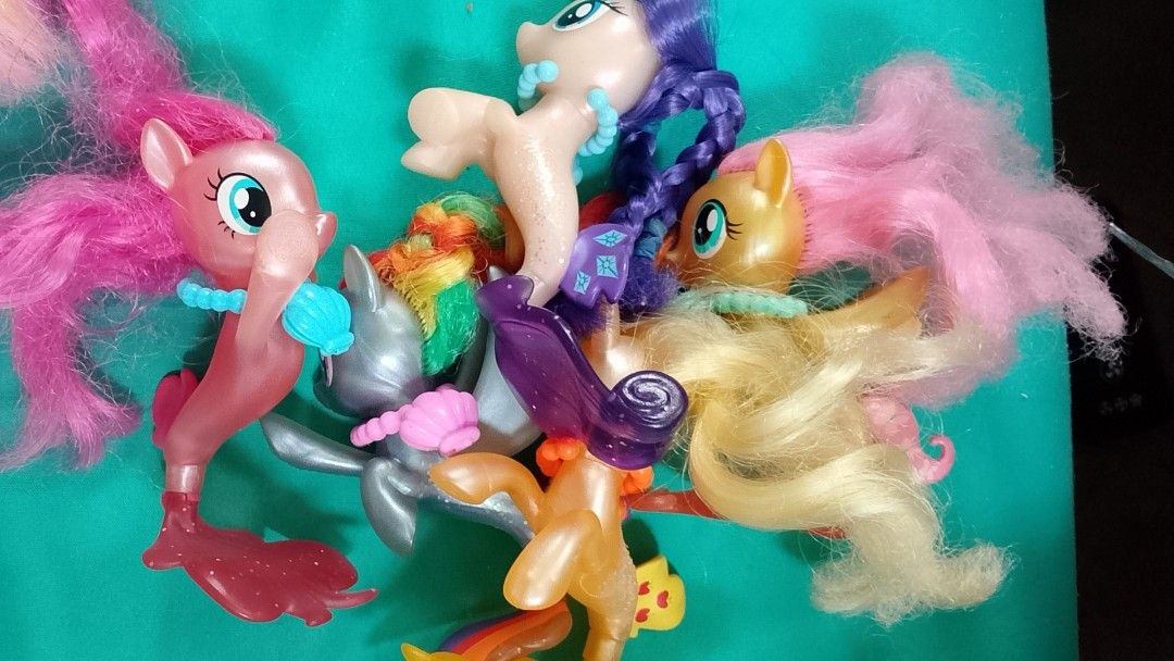 My Little Pony Sea Ponies movie figure set, Toys & Collectibles ...