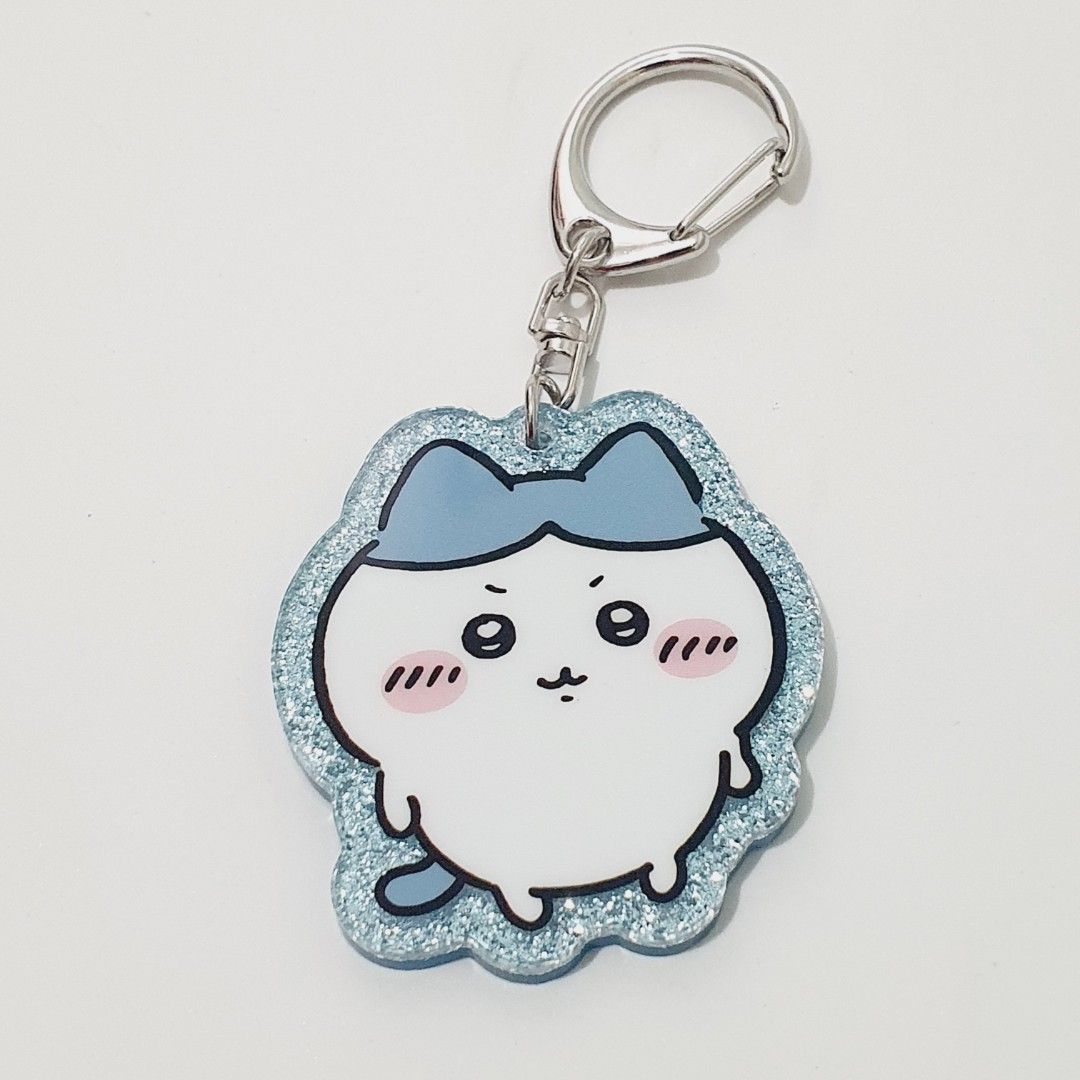 nagano.chiikawa Acylic Glitter Keychain Hachiware (Category: Character Goods) located in Taytay. Submitted by kyo.mono (Listing ID 1467928227, Image 1). Description: 💟Follow us on IG: kyo.mono for faster replies TikTok: kyo.mono_ for videos and review Good as new Auth from Japan Actual photo posted.