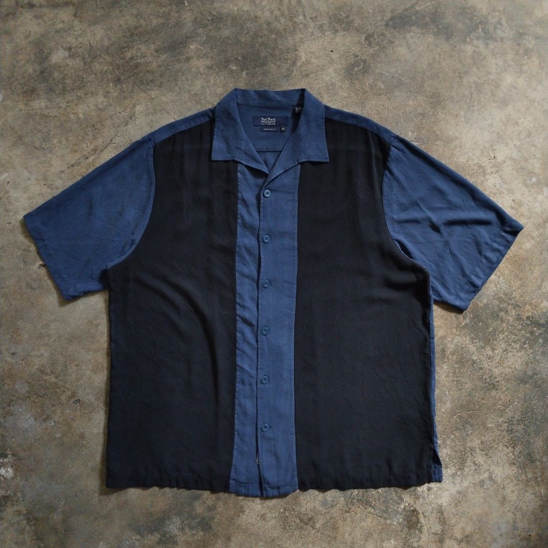 nat nast two toned silk bowling polo (Category: Formal Shirts) located in Bulacan. Submitted by hustleoverluckphv2 (Listing ID 1468004356, Image 1). Description: nat nast two toned silk bowling polo XL on tag Measurements Width - 26" Length - 30" Claim - 799.