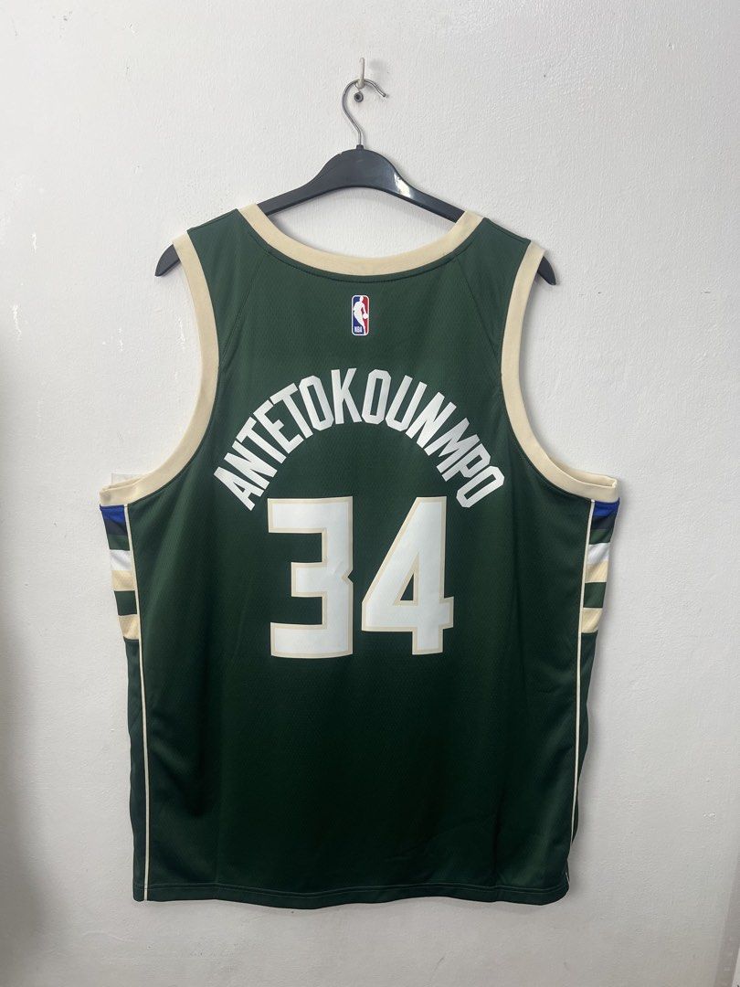 NBA Jersey for Sale (Category: Activewear) located in Manila. Submitted by arvinferre59148 (Listing ID 1468047637, Image 2). Description: NBA Swingman Jersey - Icon Edition Giannis 34 Milwaukee Bucks Size XXL. Brand New with Hang Tag. 2,500 Only. Project 4 QC area. Pm if interested. Thank you!.