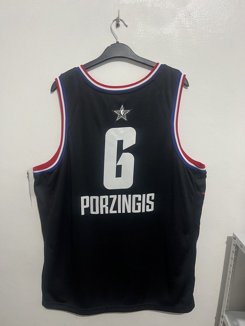 NBA Jersey for Sale (Category: Activewear) located in Manila. Submitted by arvinferre59148 (Listing ID 1468048233, Image 2). Description: NBA Swingman Jersey - All Star Edition Porzingis 6 New York Knicks Size XXL. Brand New with Hang Tag. 2,500 Only. Project 4 QC area. Pm if interested. Thank you!.