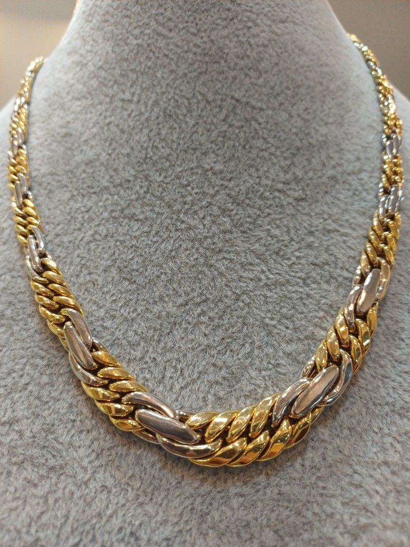 Necklace 2 tone (Category: Necklaces) located in Makati City. Submitted by divinejewels.ph (Listing ID 1467903614, Image 1). Description: GJU-859 NECKLACE 2 TONE 18KYWG 30.0 GRAMS SIZE 16".