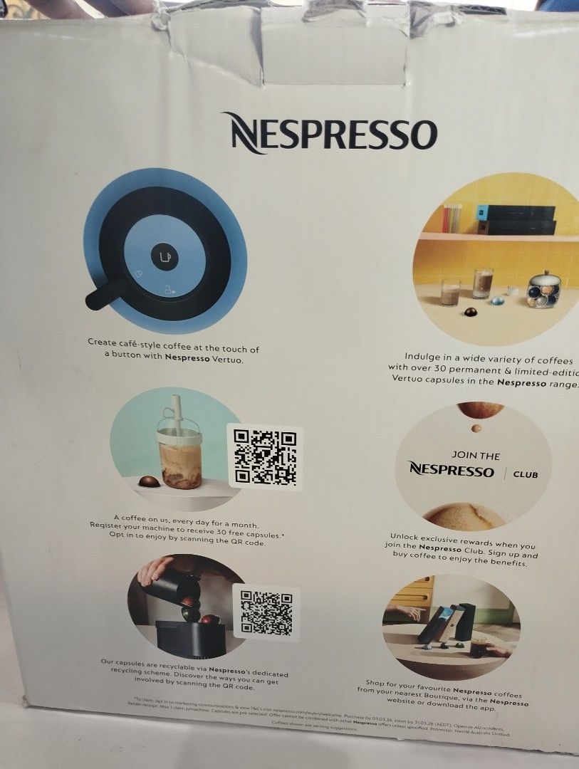 NESPRESSO VERTUO POP (Category: Coffee Machines & Makers) located in Caloocan City. Submitted by dhiony (Listing ID 1467907752, Image 3). Description: -VERTUO POP ICED COFFEE ON THE GO BUNDLE -COMPLETE ACC -W/ WARRANTY / SALES INVOICE - WE ACCPET CARD PAYMENT/GCASH.