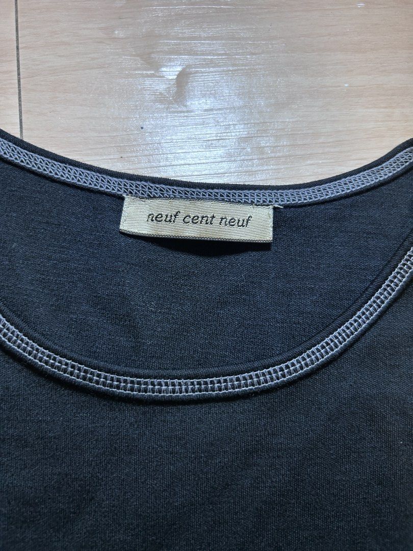 Neuf Cent Neuf Black Long-Sleeve Typography Top Size 40 (Category: Longsleeves) located in Dipolog. Submitted by adrian281994 (Listing ID 1467945930, Image 3). Description: .