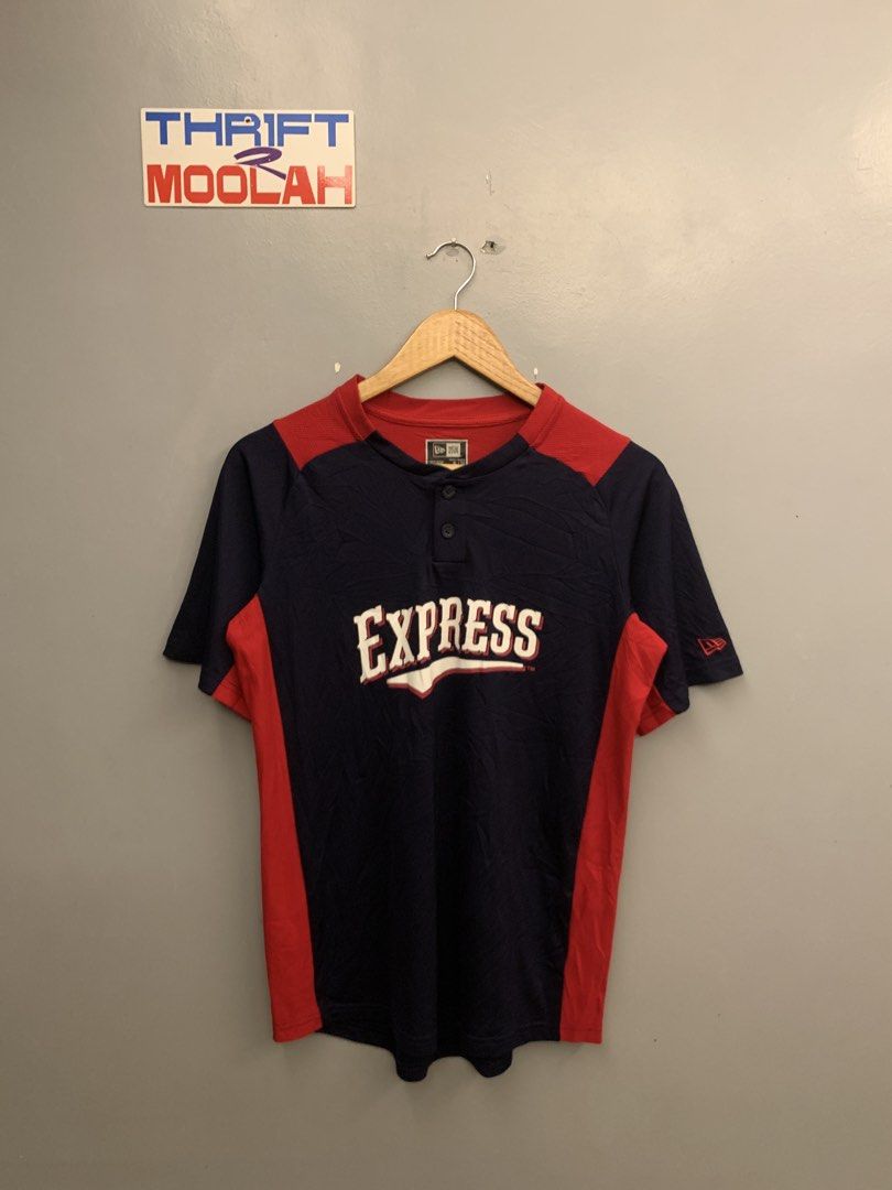 NEW ERA EXPRESS BASEBALL PREMIUM JERSEY TEE (Category: Tshirts & Polo Shirts ) located in Cavite. Submitted by thrift2moolah (Listing ID 1467944317, Image 1). Description: - NEW ERA EXPRESS BASEBALL PREMIUM JERSEY TEE XL youth ( fit to small adult ) 19.5-20/26-27 Good as new / No issue 500 add sf only.