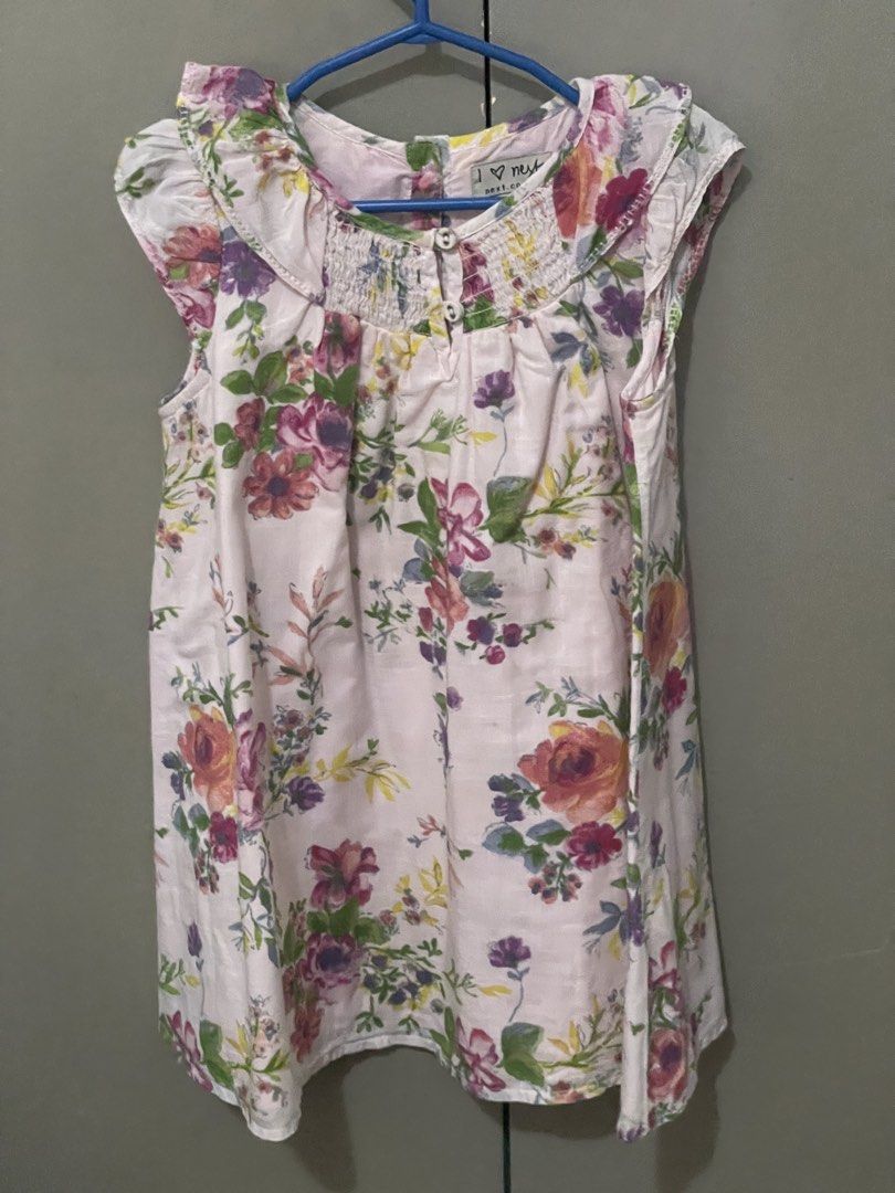 Next Floral dress (Category: Babies & Kids Fashion) located in Angono. Submitted by luxebynica (Listing ID 1467852866, Image 1). Description: Next for Toddler floral dress 9/10 condition Will fit up to 36 months Super nice in actual.