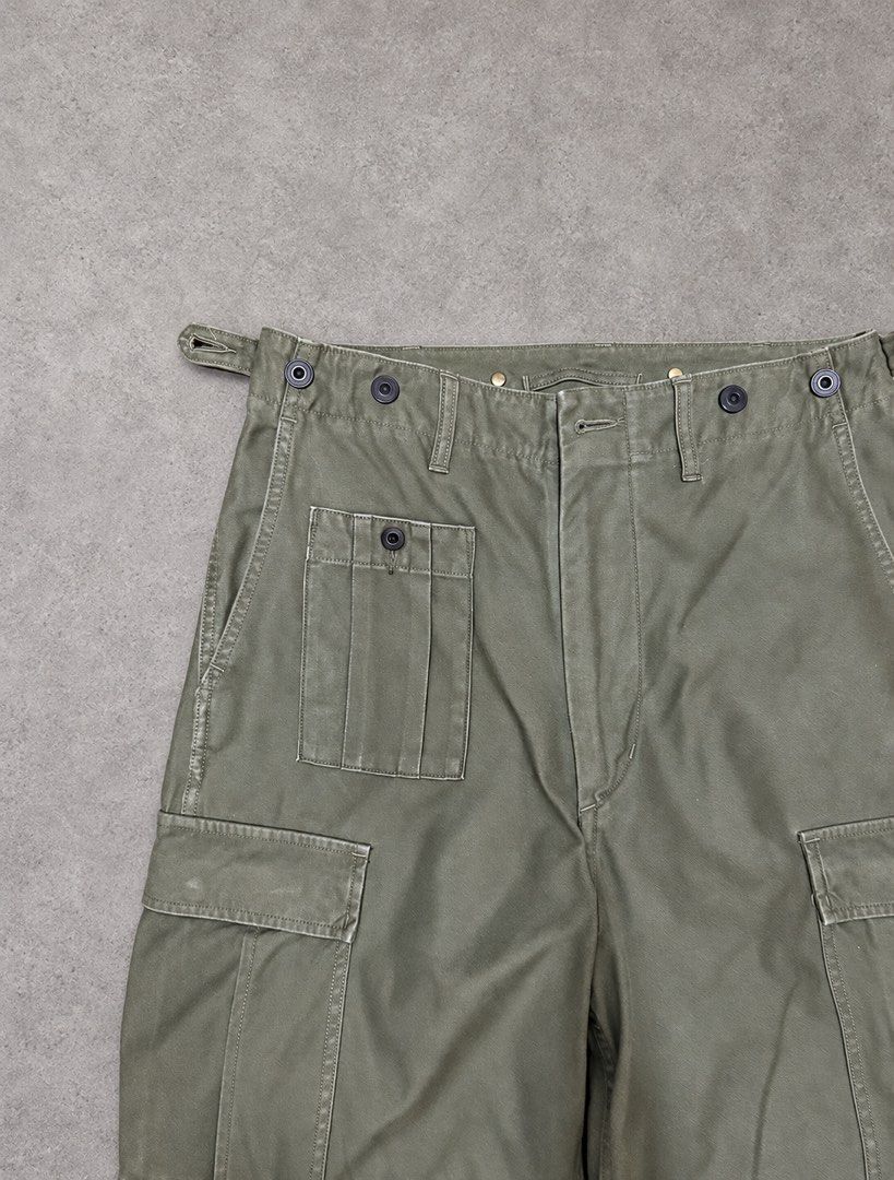 Nigel Cabourn British Army Pants (Category: Trousers) located in San Fernando. Submitted by peachboy_ (Listing ID 1467997192, Image 2). Description: Nigel Cabourn British Army Pants Size Tag: 30 can be adjusted to 29 Lightly used, no issues. Bought from Nigel Cabourn Ginza Approx. Measurements Waist: 15in Length: 39in Inseam: 27.6in Hem: 25in Angeles City or Shipping.