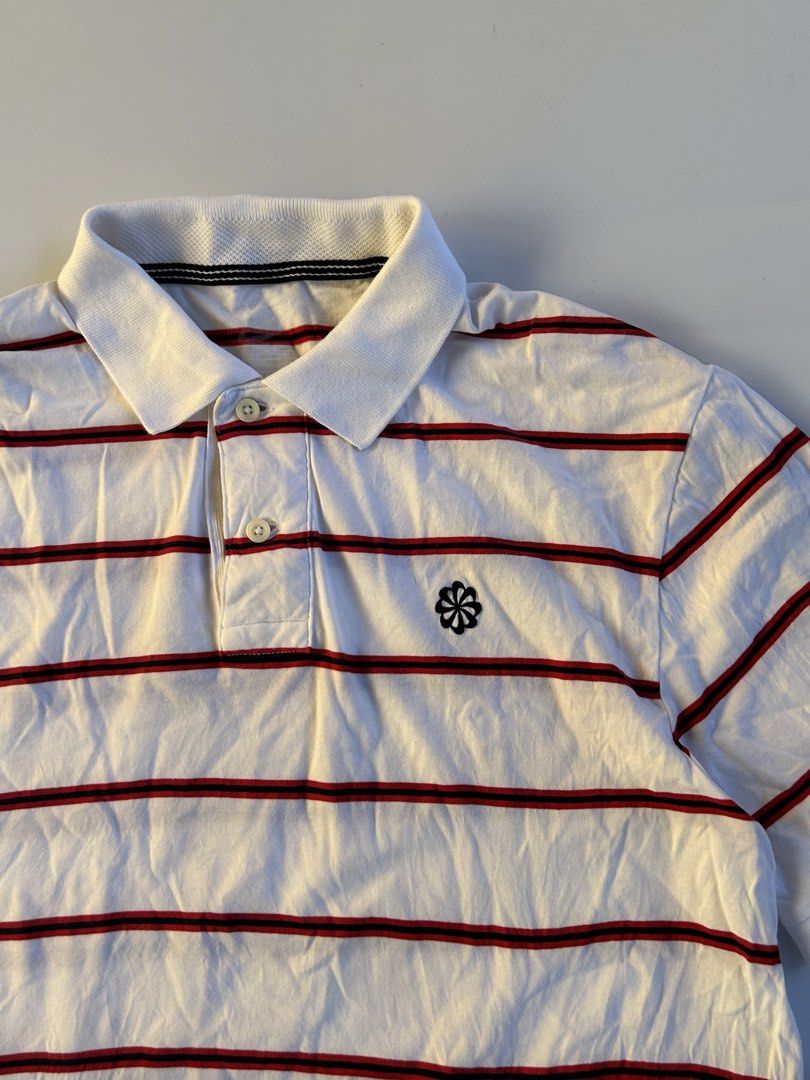 Nike dri-fit polo (Category: Formal Shirts) located in Dasmarinas. Submitted by lencianola35953 (Listing ID 1467945443, Image 3). Description: width: 18 length: 26 color rate: 9/10 unnoticeable stains .