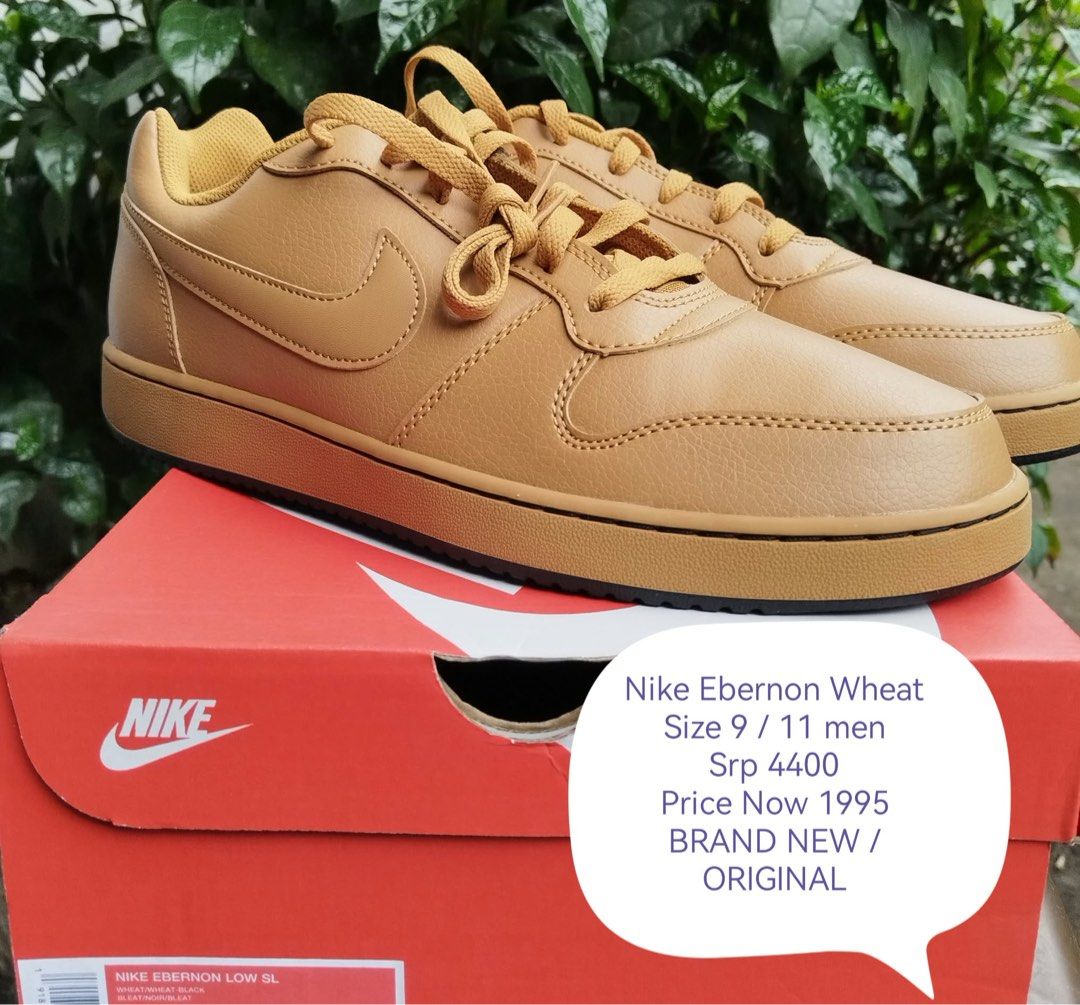 Nike Ebernon Wheat (Category: Sneakers) located in San Juan City. Submitted by keenforest.20f348 (Listing ID 1467851731, Image 1). Description: SRP 4400 Sale Price 1995 Original Also avail in size US 11.