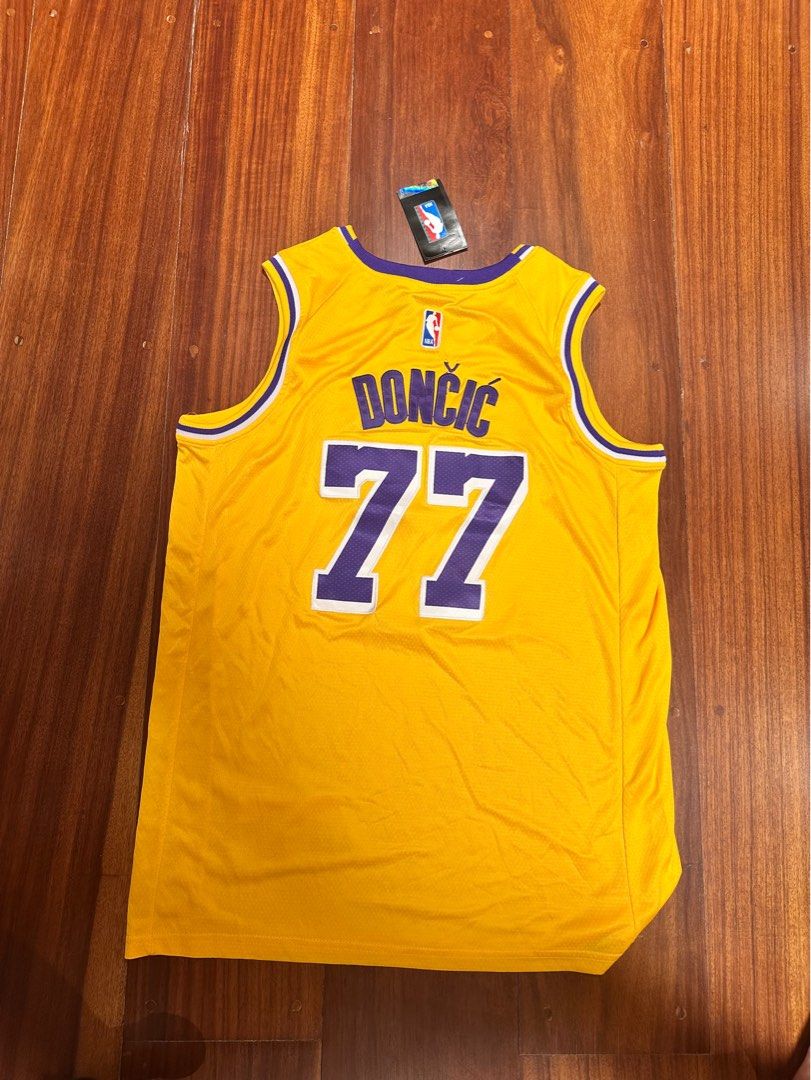 Nike Lakers Luka Doncic Jersey (Category: Activewear) located in San Juan City. Submitted by gj10_ (Listing ID 1467992083, Image 2). Description: • brand new / never used • pm for more details.