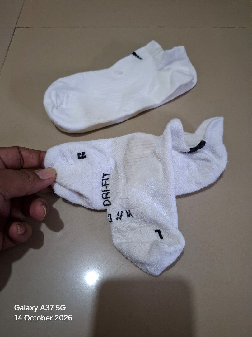 Nike Multiplier Running No-Show Sock (Category: Socks) located in Manila. Submitted by thriftfinds_tagum (Listing ID 1467975889, Image 3). Description: Nike Multiplier Running No-Show Sock 2 pairs Excellent condition size US8 to US 11 400.⁰⁰.