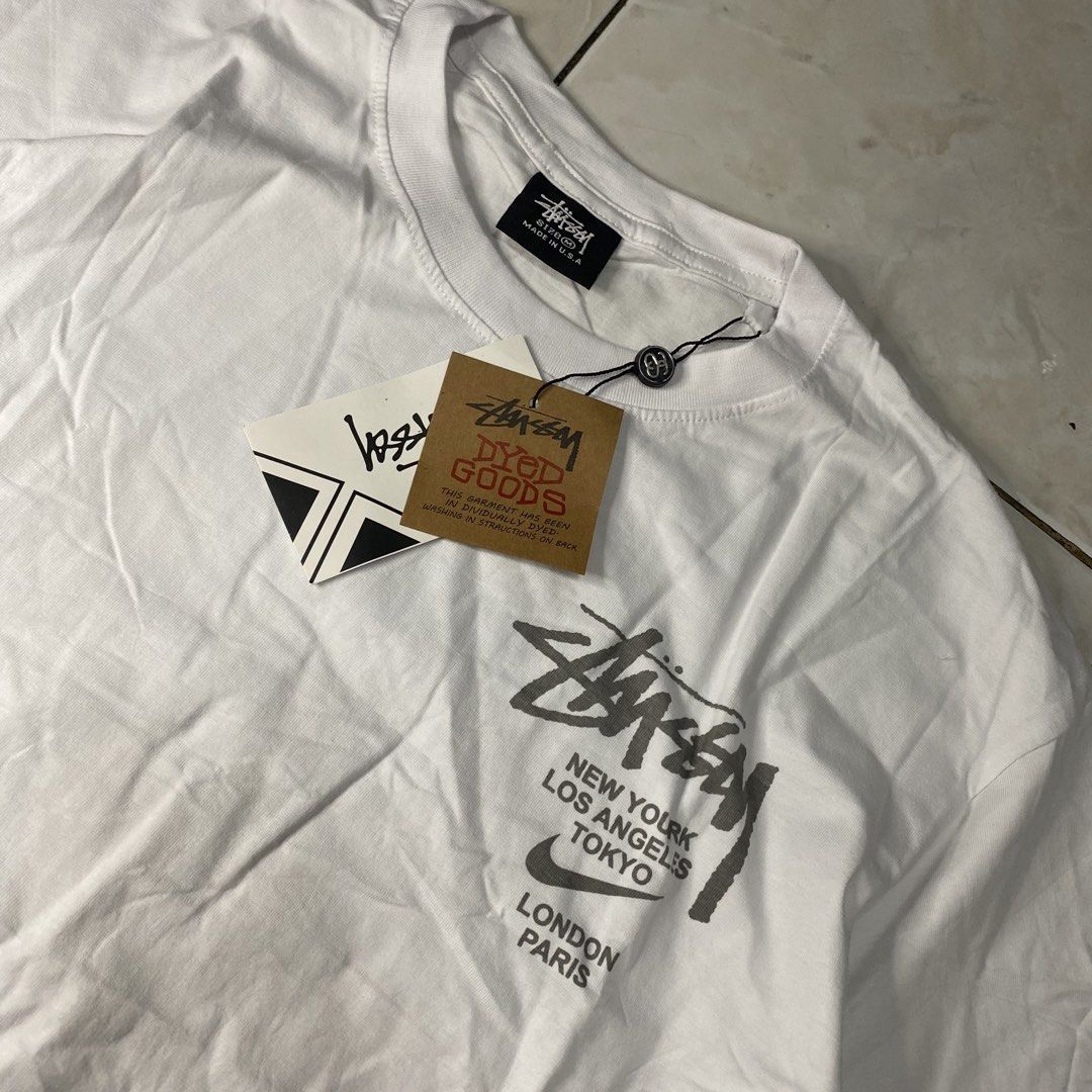 Nike x Stussy (Category: Activewear) located in Bacoor. Submitted by fitcart (Listing ID 1467950694, Image 2). Description: Size: M Dimes: 27 × 21 Fabric: Cotton Condition: Good Condition Color Rate: 9/10 Issue: None Price: ₱350.