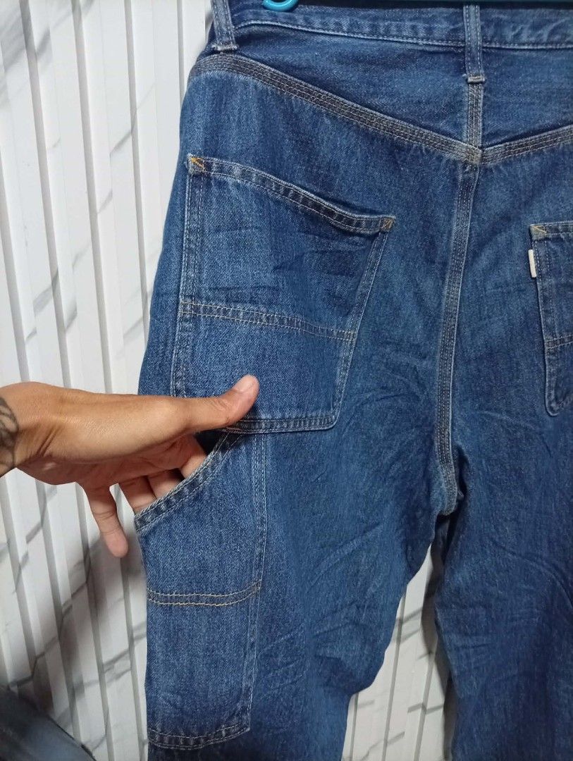 Niko And Jeans Denim Cargo Carpenter pants ( Authentic ) (Category: Jeans) located in Barotac Nuevo. Submitted by john.pritz (Listing ID 1467925209, Image 3). Description: Niko and Jeans Denim Cargo Carpenter Pants ( Authentic ) as new condi no issue Size small on tag Width 30 to 32 Length 41 Leg open 8.