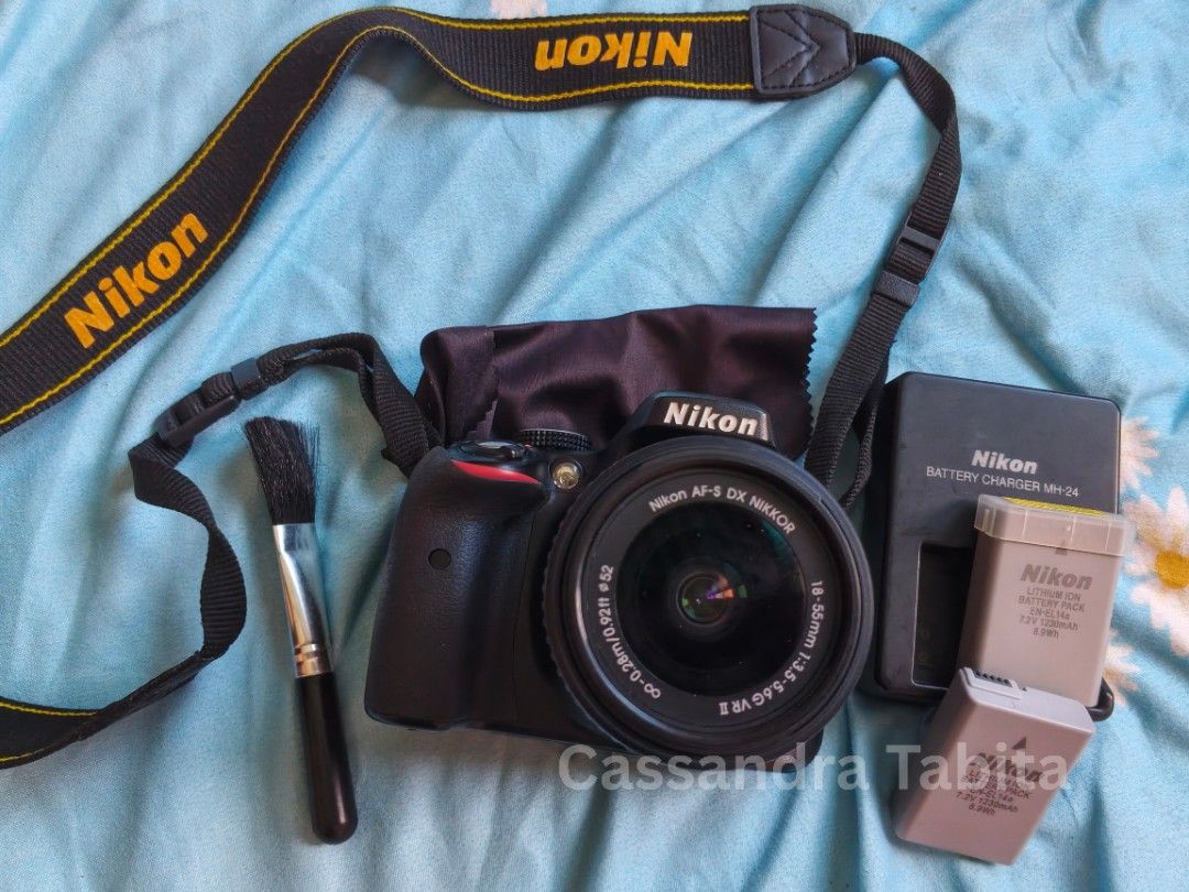 Nikon D3300 (Category: Cameras) located in Bulacan. Submitted by firelamp0 (Listing ID 1467903818, Image 3). Description: ‎📷 NIKON D3300 - PRICE: 9,000 only [FIX PRICE] ‎LOCATION: Malolos, Bulacan (LBC/Pickup/Meetup near my location only) ‎ ‎CONDITION: ‎100% Working, Mint Condition (Lady Owned) ‎Clean Sensor, No fungus ‎Pop-up flash working ‎Working Keypad ‎Honest Issue: Slight/Super minimal vignette on LCD Screen but not noticeable and does not