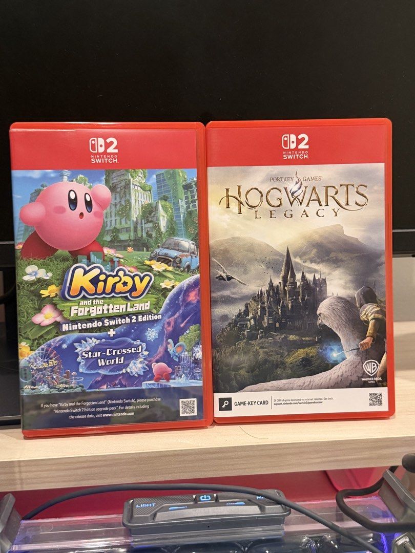 Nintendo Switch 2 Games (Category: Nintendo) located in Calamba. Submitted by jingerbread_ (Listing ID 1467324577, Image 1). Description: 🏷️ FOR SALE / FS: Original Nintendo Switch 2 Games PRICE LIST: • Kirby and the Forgotten Land (Nintendo Switch 2 Edition + Star-Crossed World) — ₱2,600 • Hogwarts Legacy (Switch 2 Game-Key Card Edition) — ₱1,800 🔥 SET PRICE: ₱3800 only! (Priority will be given to the buyer who takes the set) — Mode of Payment