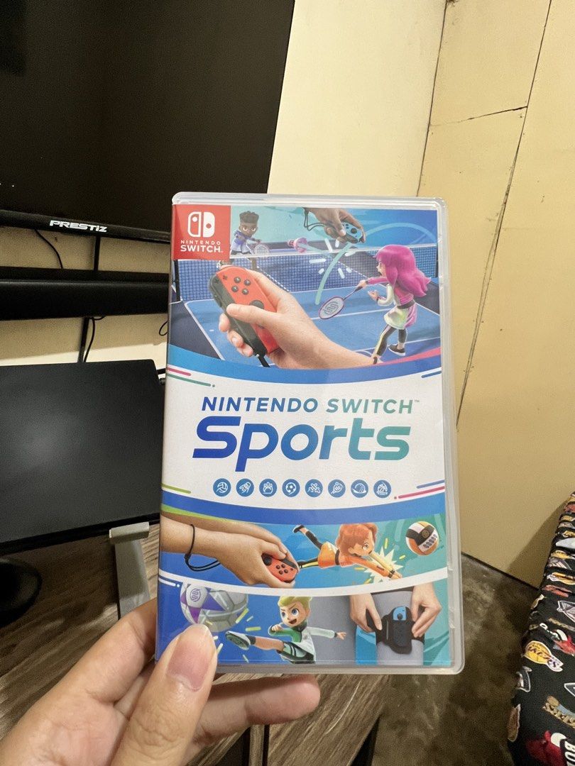 Nintendo Switch Sports with leg strap (Category: Nintendo) located in San Jose del Monte. Submitted by seiji.notebook (Listing ID 1467858407, Image 1). Description: Natambak na, hindi na po nalalaro.