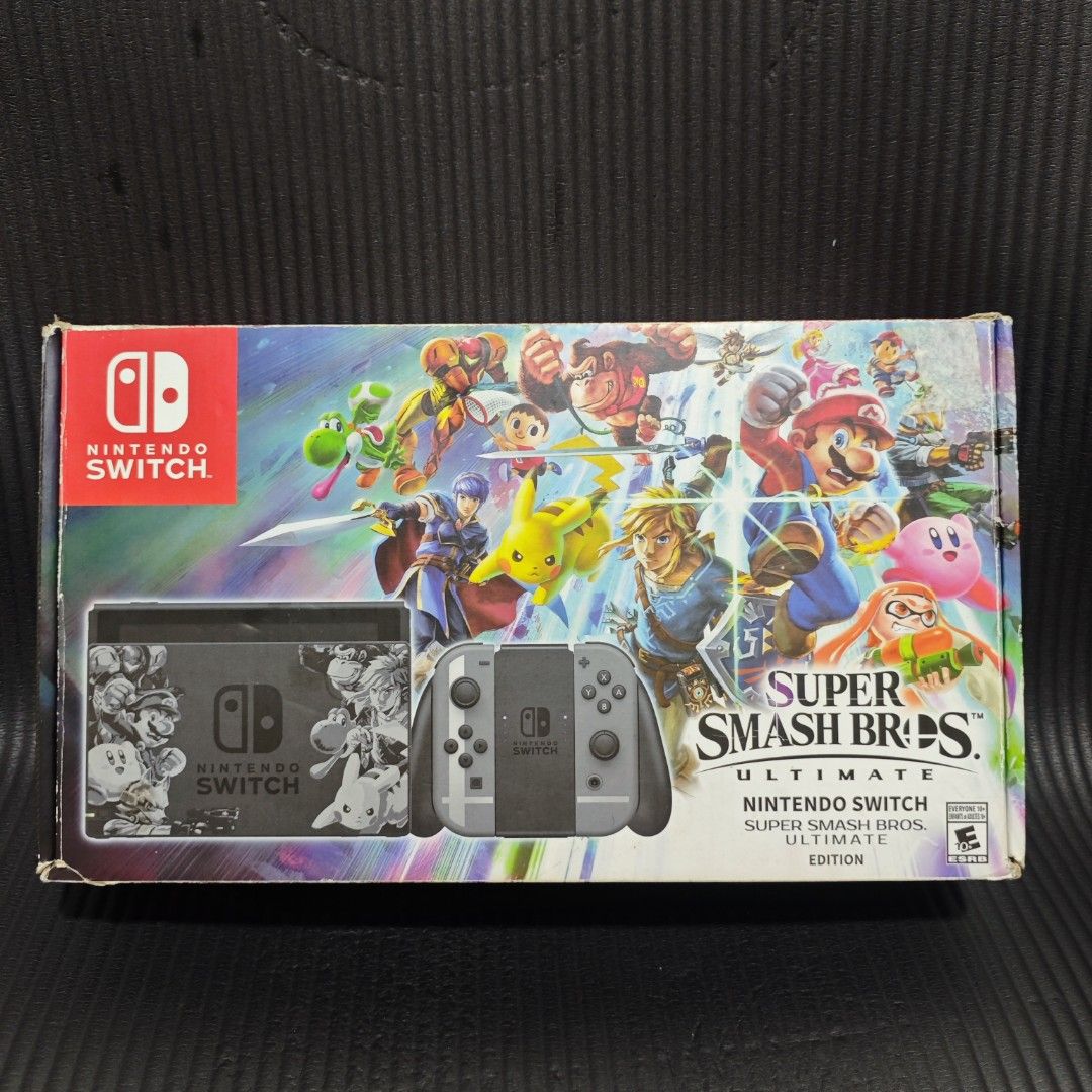 Nintendo Switch Super Smash Bros Ultimate Edition (Category: Nintendo) located in Quezon City. Submitted by shopme_gadget30 (Listing ID 1468001661, Image 1). Description: kindly read the email 8/10 Good Condition no issue no dents with minimal scratches only latest firmware excellent performance Limited Edition smash bros ultimate good for collection non yet jb Original Stocks Complete with original accessories Quezon City area meet up sm north o