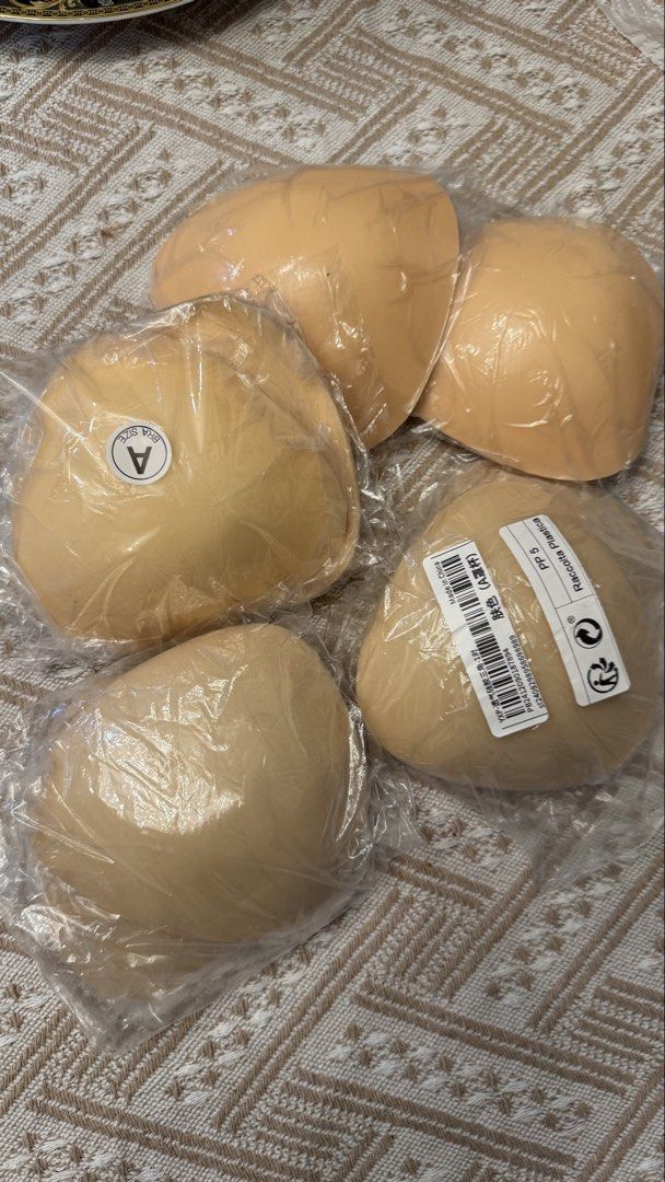 Nude Silicone Bra Inserts Size A Triangle (Category: Undergarments & Loungewear) located in Makati City. Submitted by declutter_forsale (Listing ID 1468004757, Image 2). Description: BRAND NEW! - Item: Nude silicone bra inserts / push-up pads - Shape & Size: Triangle, Size A - Condition: Brand new, unused in clear plastic packaging - Benefits: Gives extra volume and a natural lift - Perfect for: Everyday bras and swimwear - Bundle: Multiple pairs